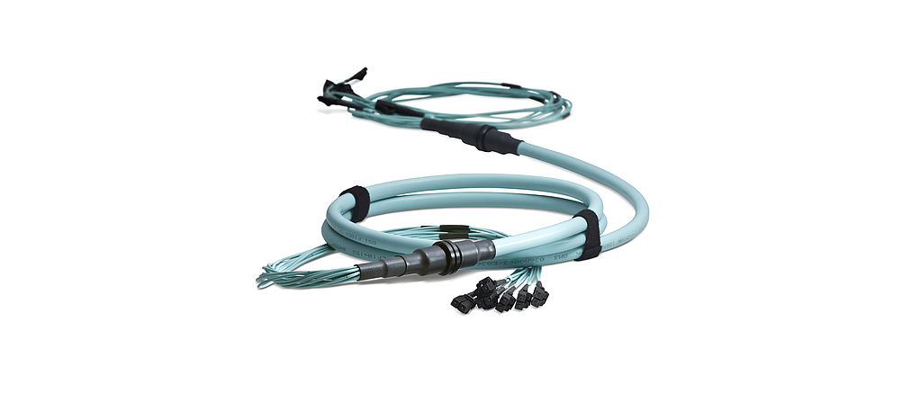 Factory assembled FO breakout cables Factory assembled FO breakout cables