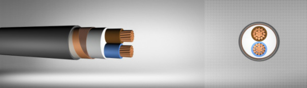 0.6/1 kV PVC izoleli, konsantrik iletkenli, çok damarlı, bakır iletkenli kablolar