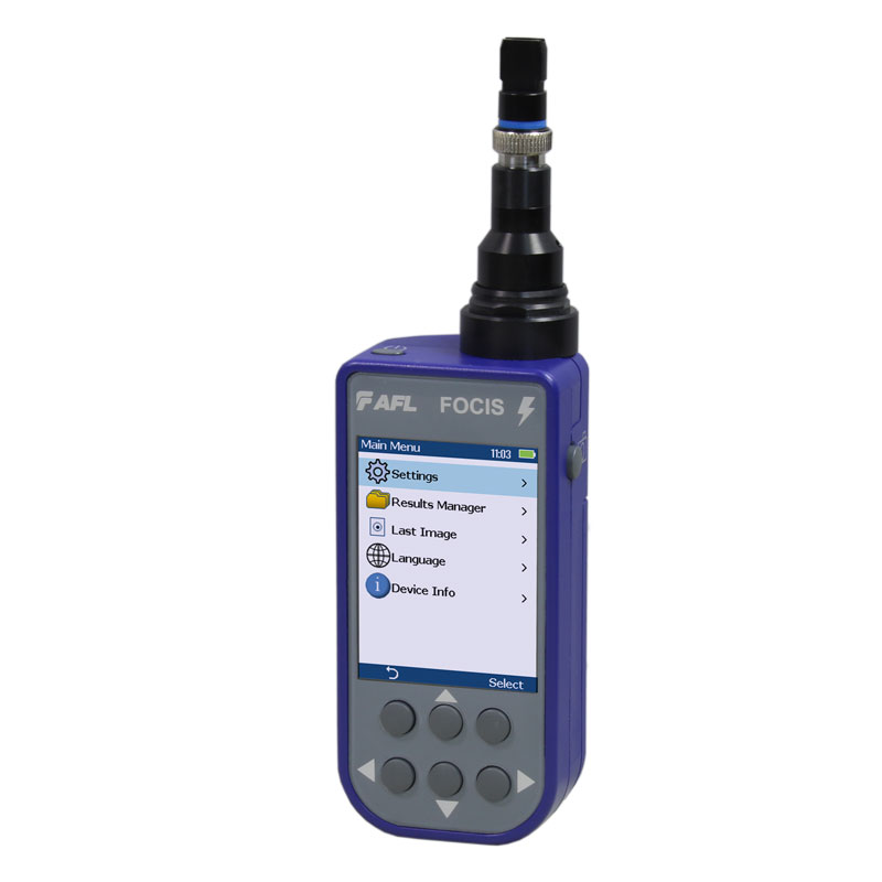 FOCIS Lightning No Wireless Multi-Fiber Optic Connector Inspection System FOCIS Lightning No Wireless Multi-Fiber Optic Connector Inspection System