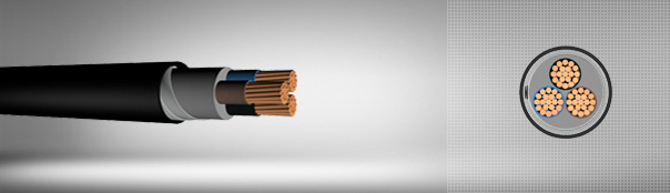 0.6 / 1 kV XLPE insulated, double steel tape armored, multi-core cables with copper conductor 0.6 / 1 kV XLPE insulated, double steel tape armored, multi-core cables with copper conductor