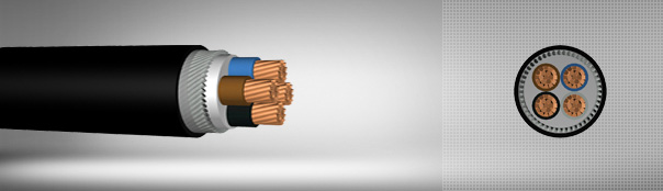 0.6/1 kV PVC izoleli, yuvarlak çelik tel zırhlı, çok damarlı, bakır iletkenli kablolar 0.6/1 kV PVC izoleli, yuvarlak çelik tel zırhlı, çok damarlı, bakır iletkenli kablolar